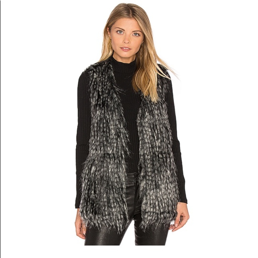 BB Dakota faux fur vest